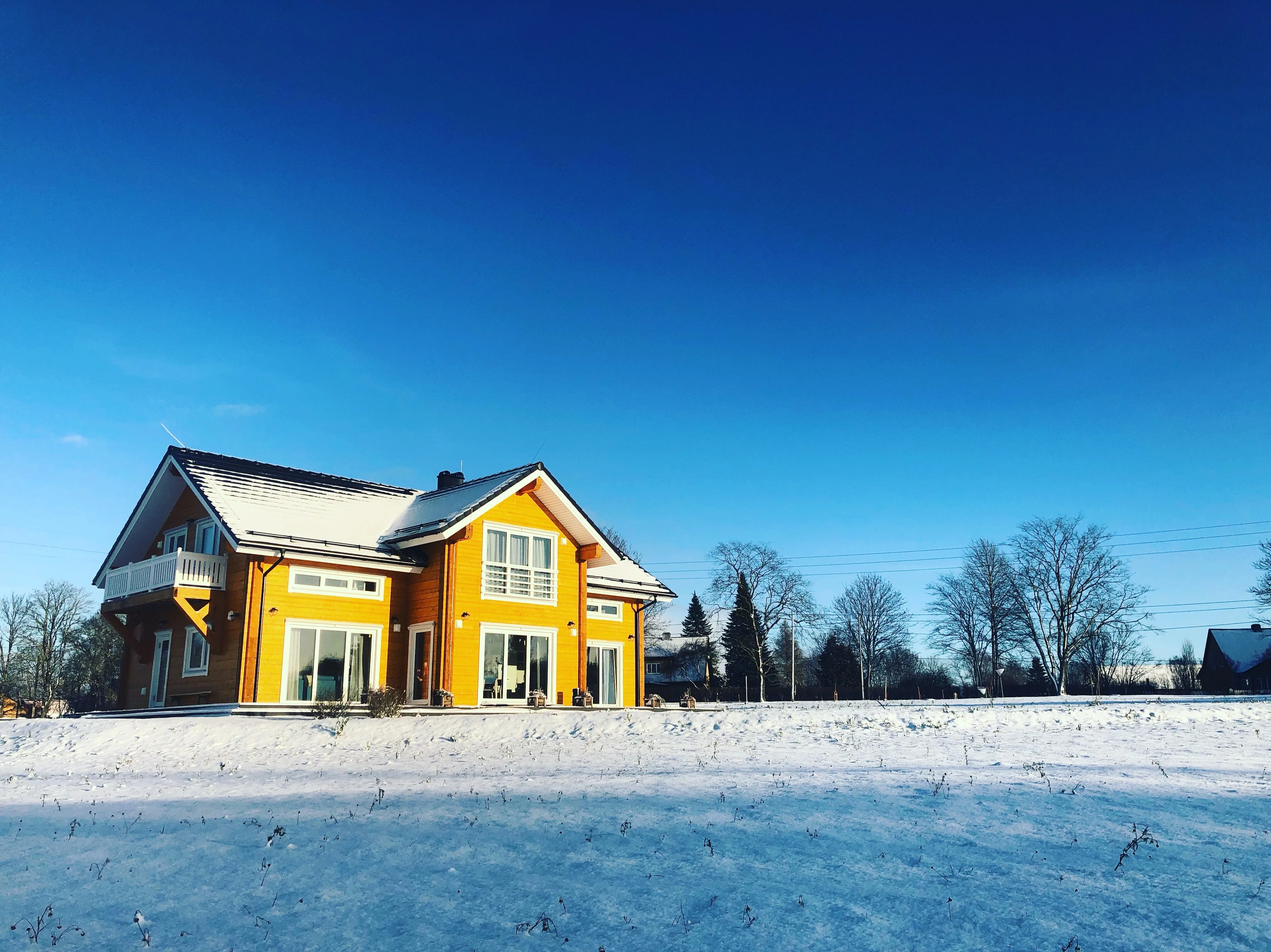 Talviloma Itä-Virossa täyden palvelun lomatalossa.