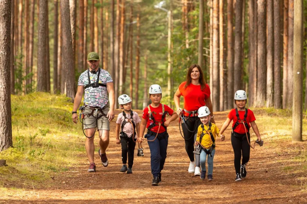 Alutaguse Seikluspark perega ronimine