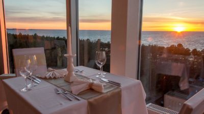Dinner for two on the 10th floor of Meresuu SPA & Hotel