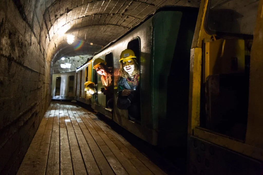 Eesti Kaevandusmuuseumis allmaarong