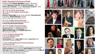 IV Virumaa Noor Muusik 2023 konkurss / Keelpillikvartett Camerata Musica