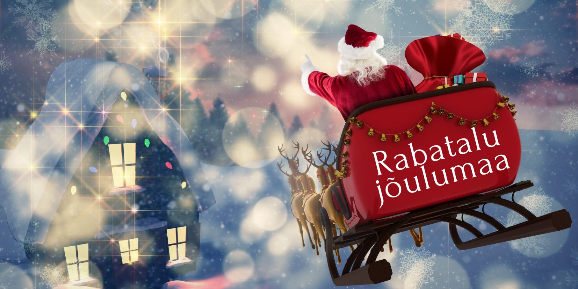 Rabatalu jõuluseiklused jõuluvana lendab saaniga